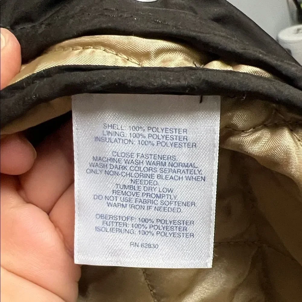 Lands' End Brown Quilted Jacket